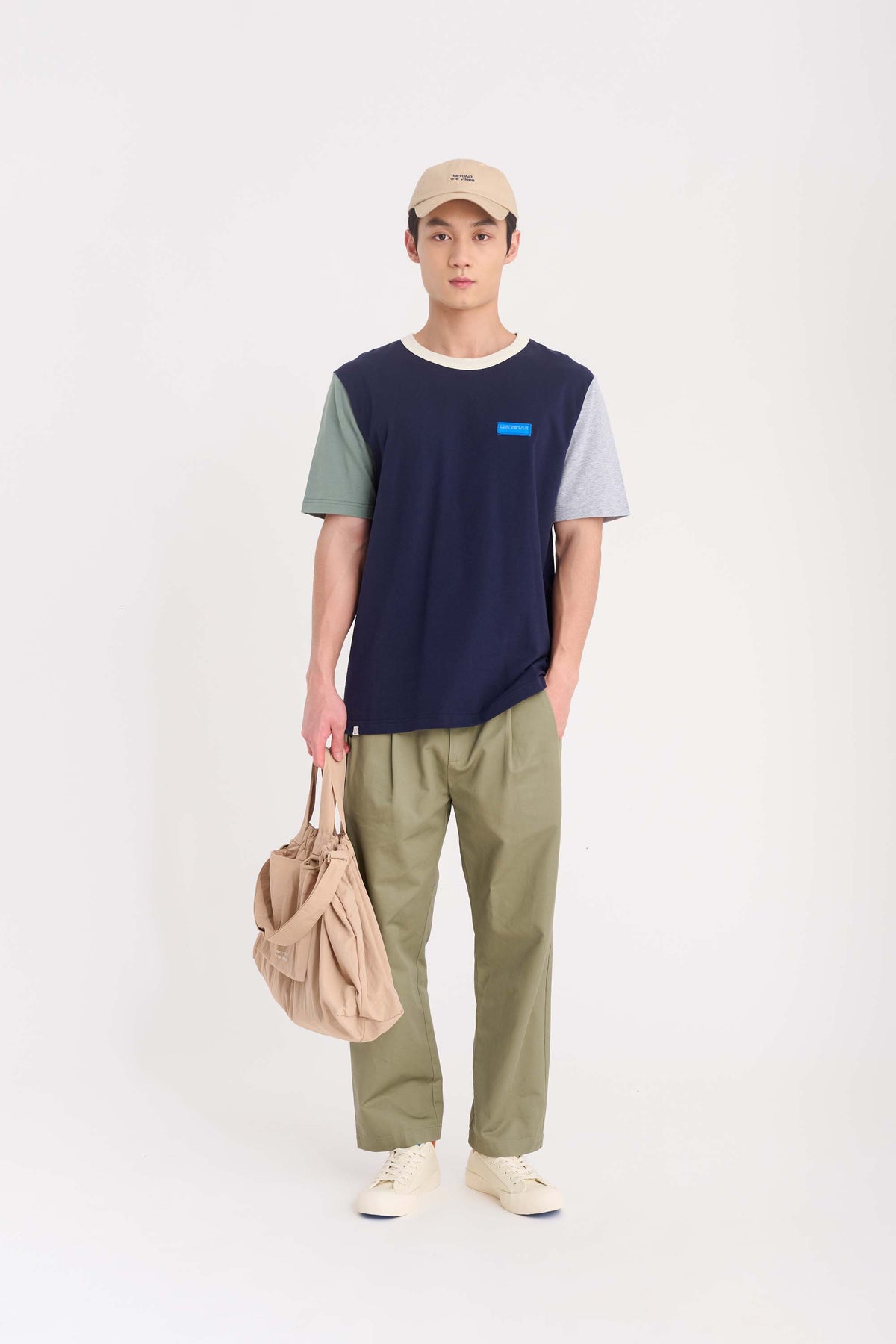 Navy Colourblock