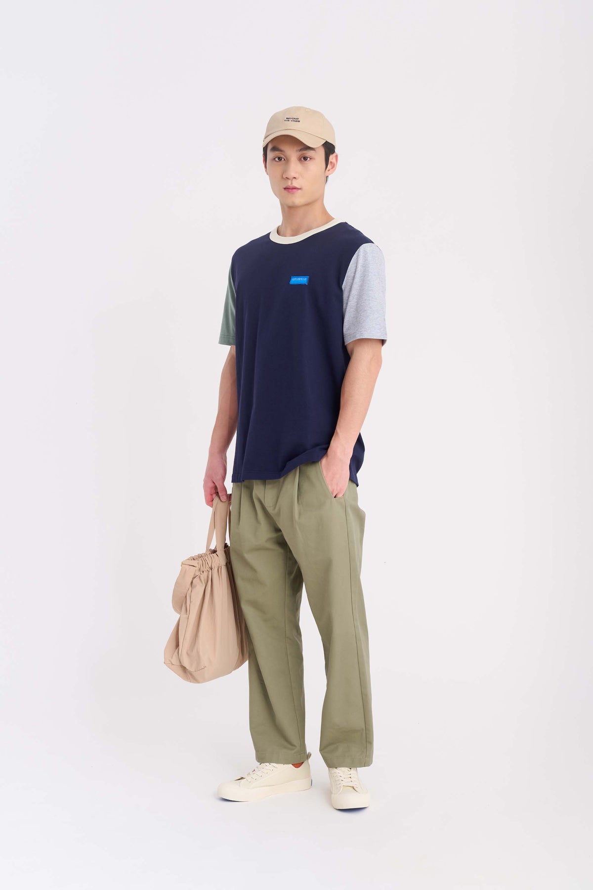 Navy Colourblock