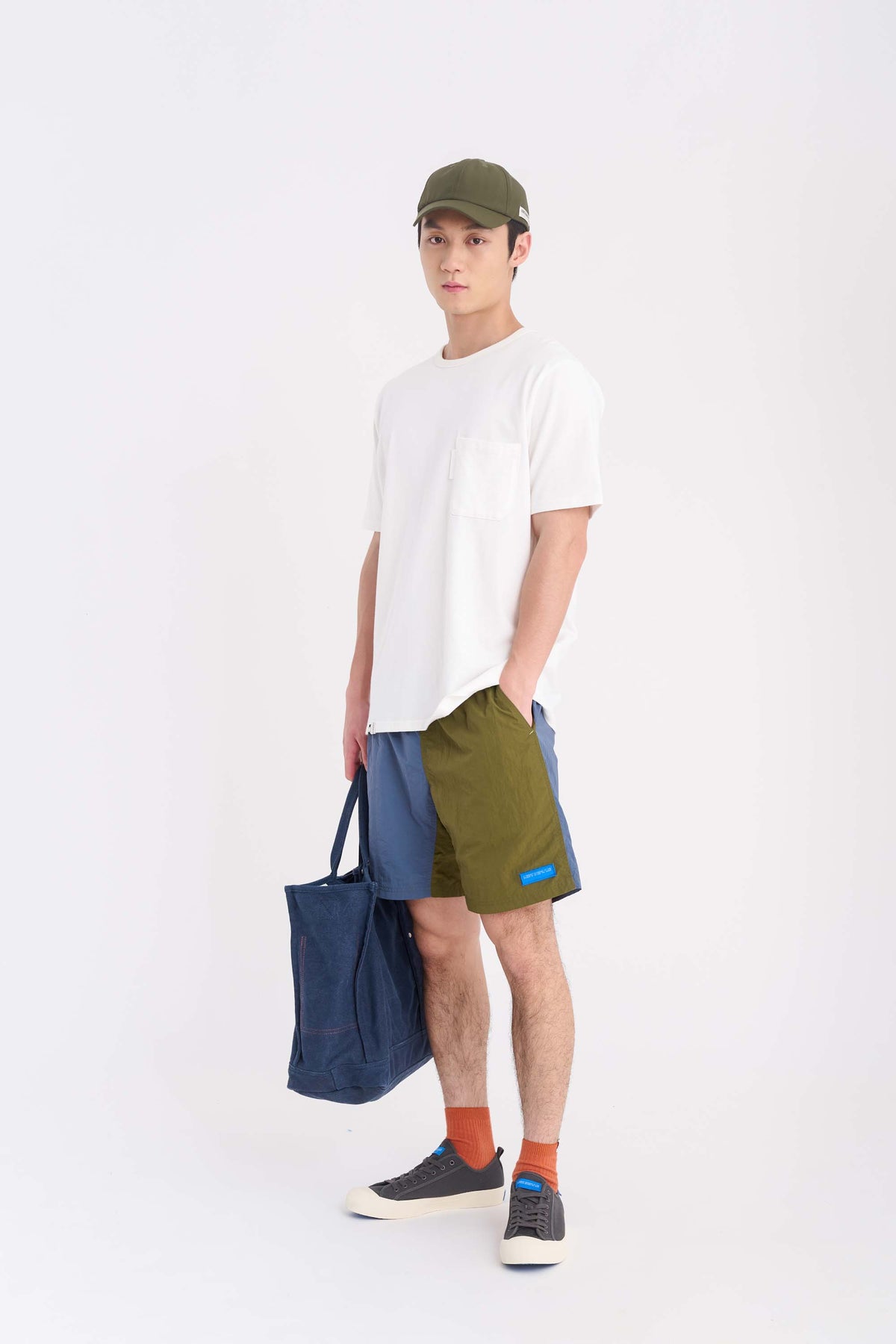 Olive Colourblock