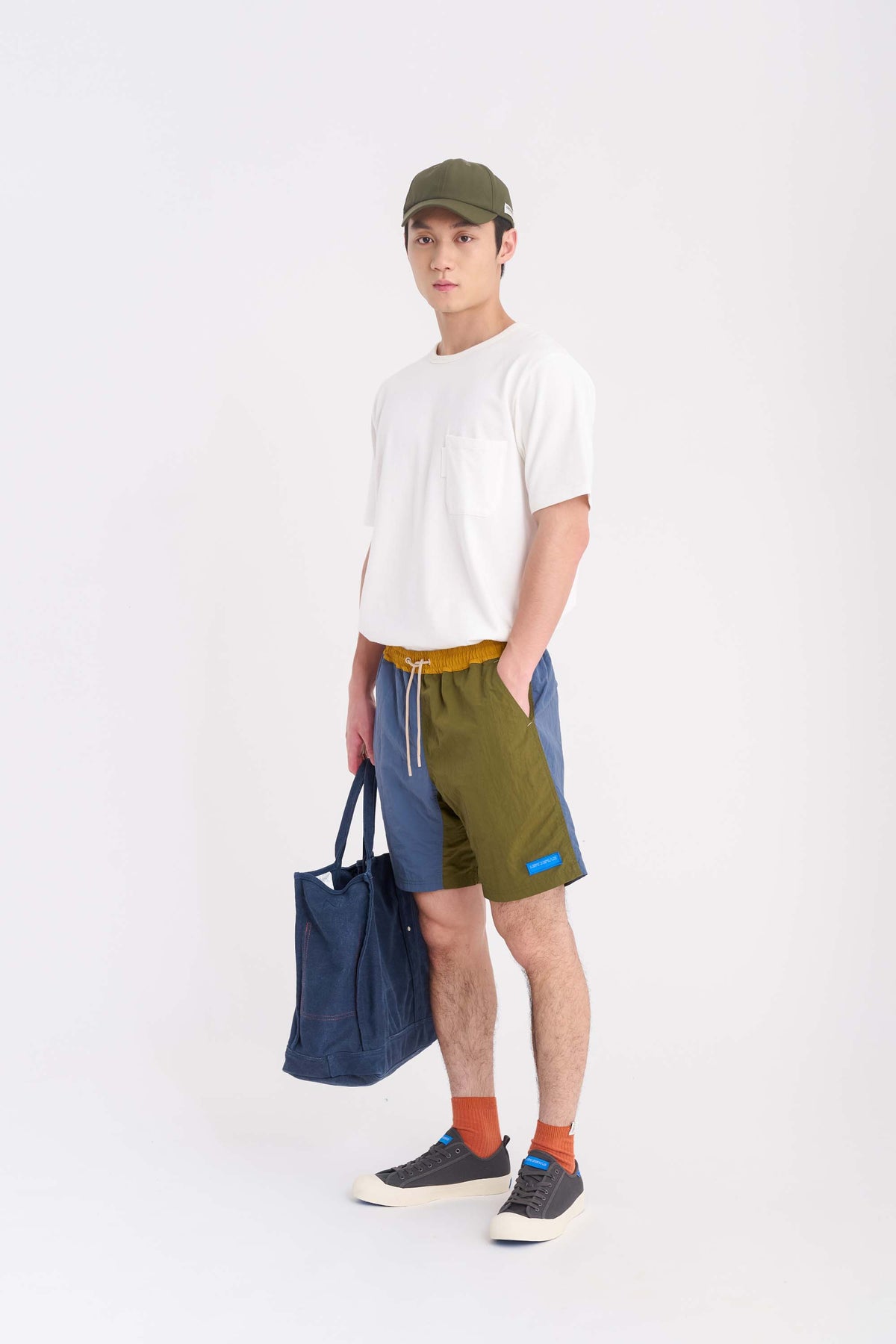 Olive Colourblock