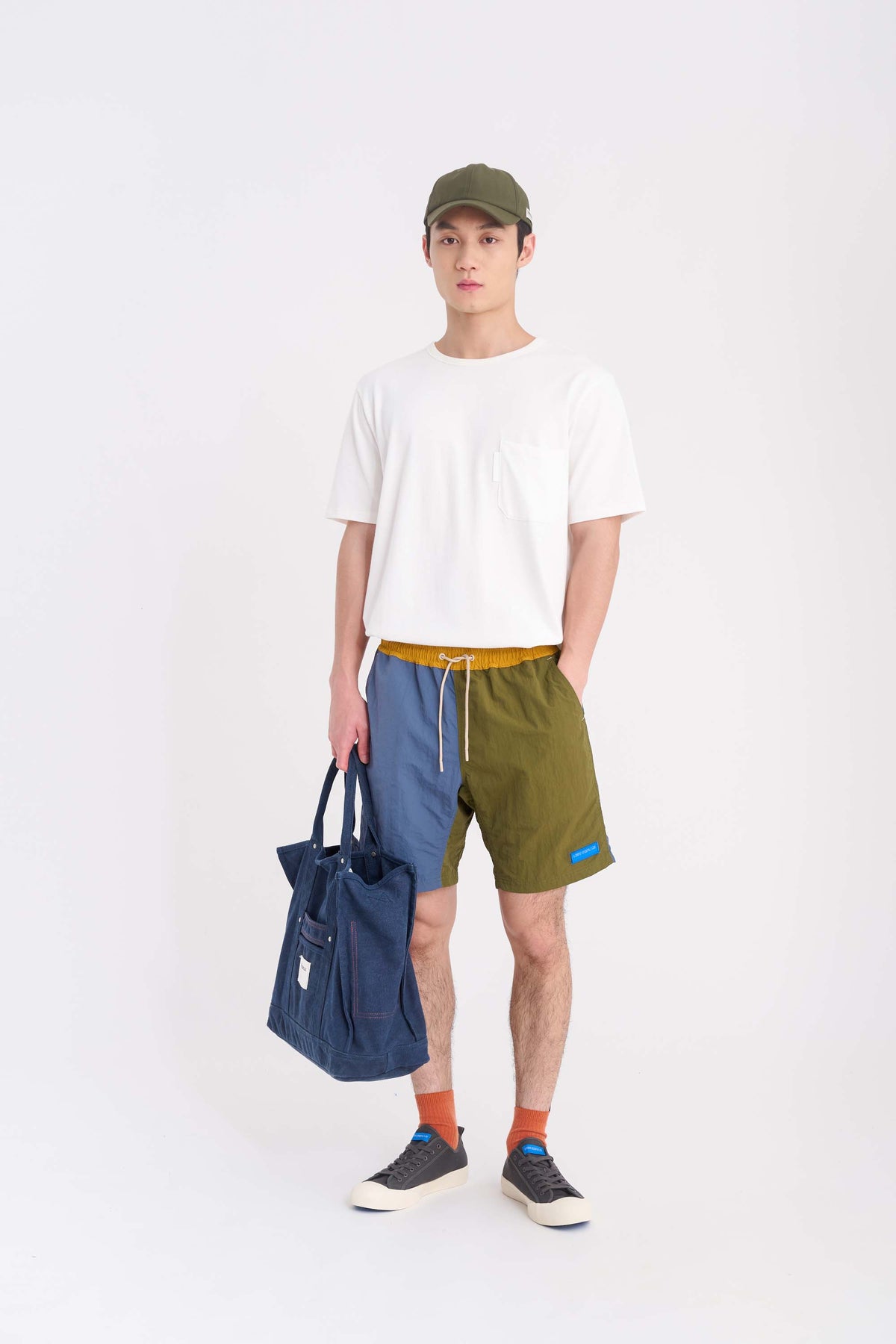 Olive Colourblock