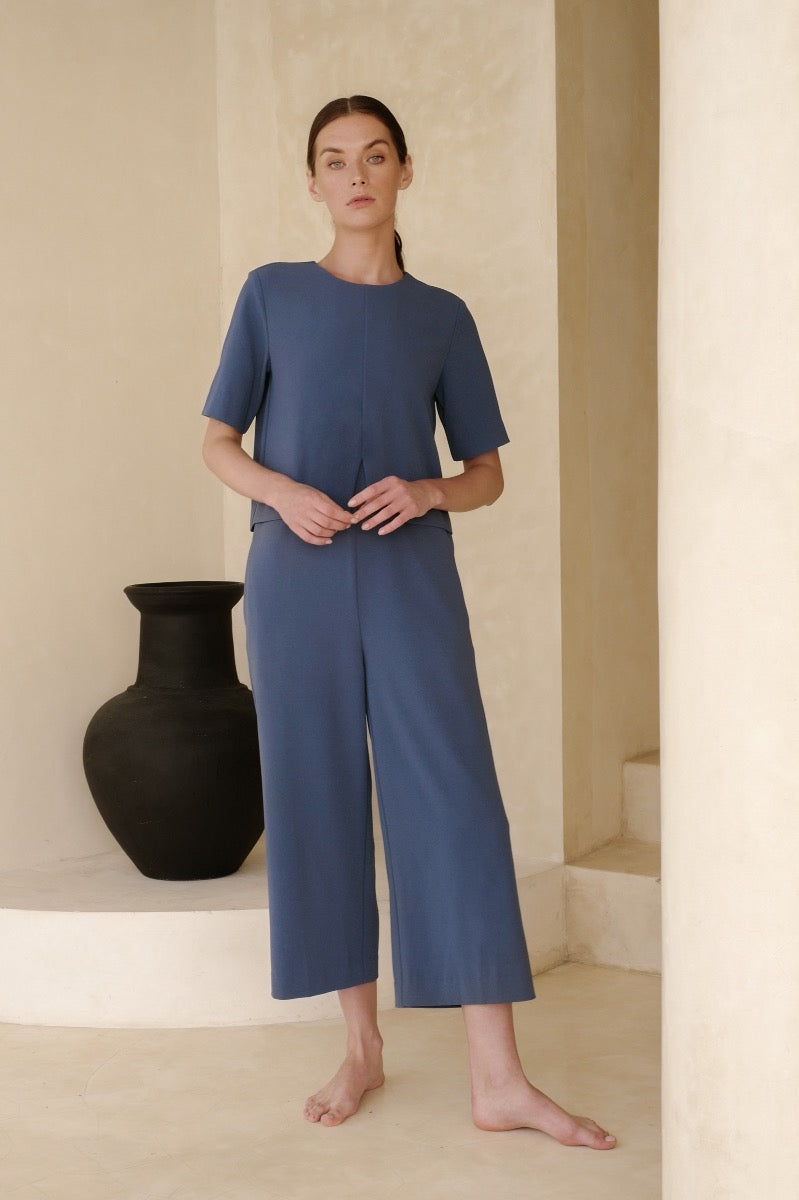 LAYERED CREPE JUMPSUIT