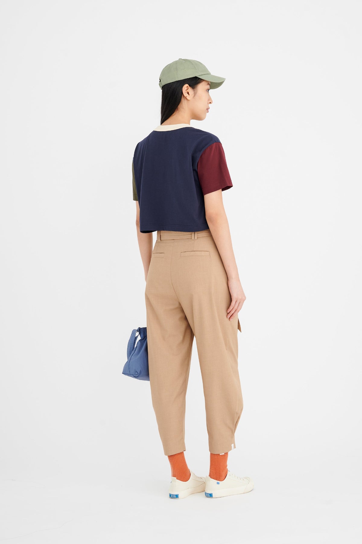 Navy Colourblock Tee
